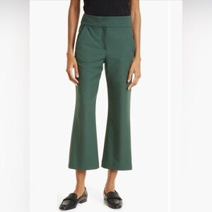 Veronica Beard Cormac High Waist Crop Flare Trousers